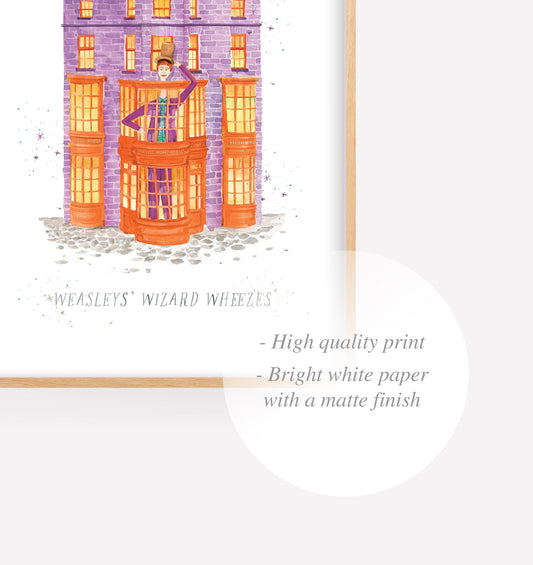 Wizarding Joke Shop Print