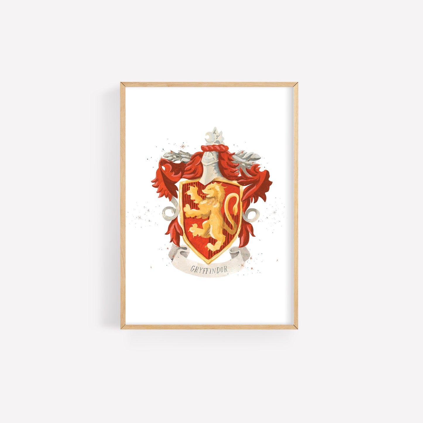 Wizarding Houses Watercolor Print Set