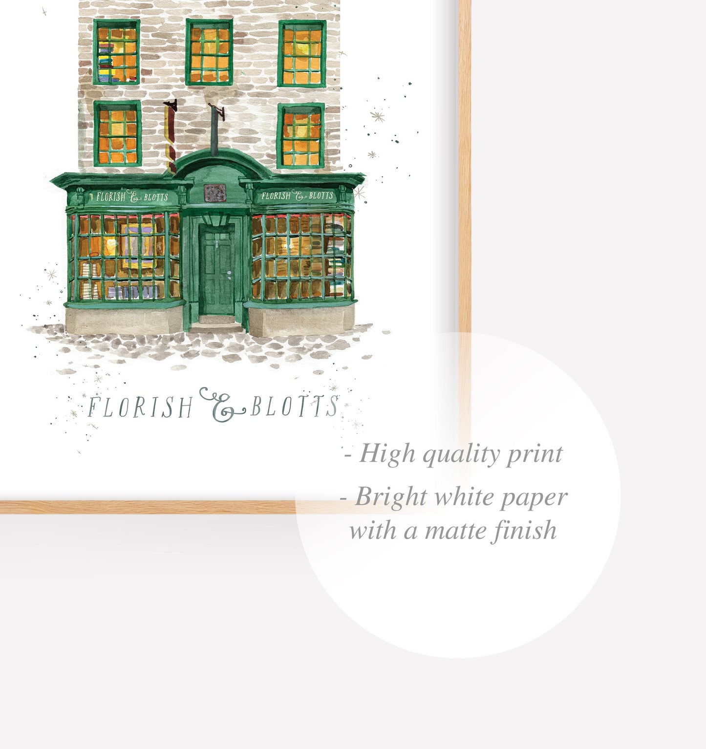 Wizarding World Bookstore Print