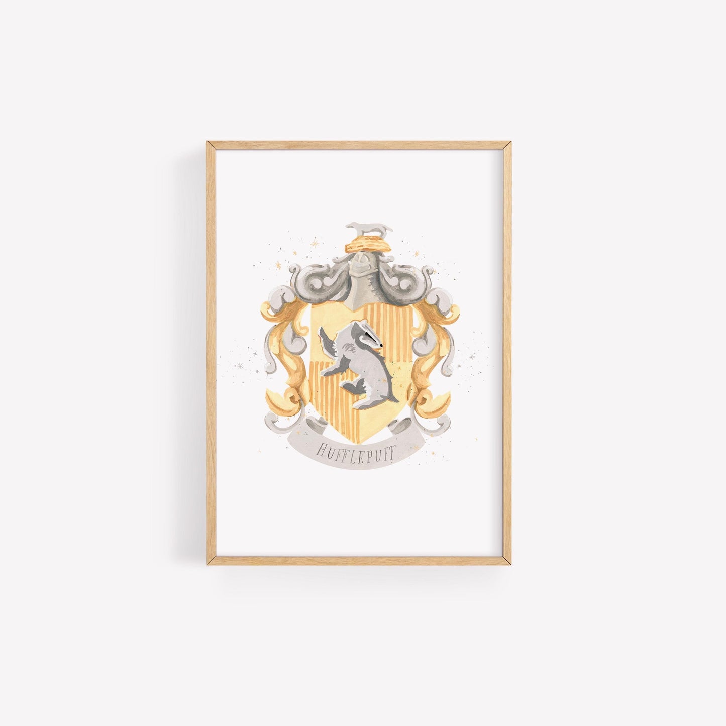 Badger House Crest Watercolor Print