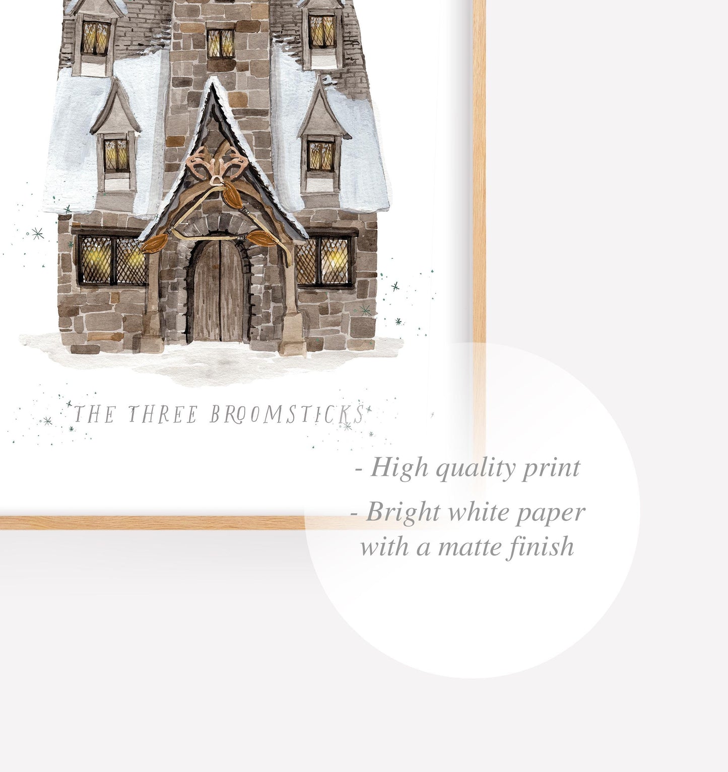 Wizarding Pub Watercolor Print