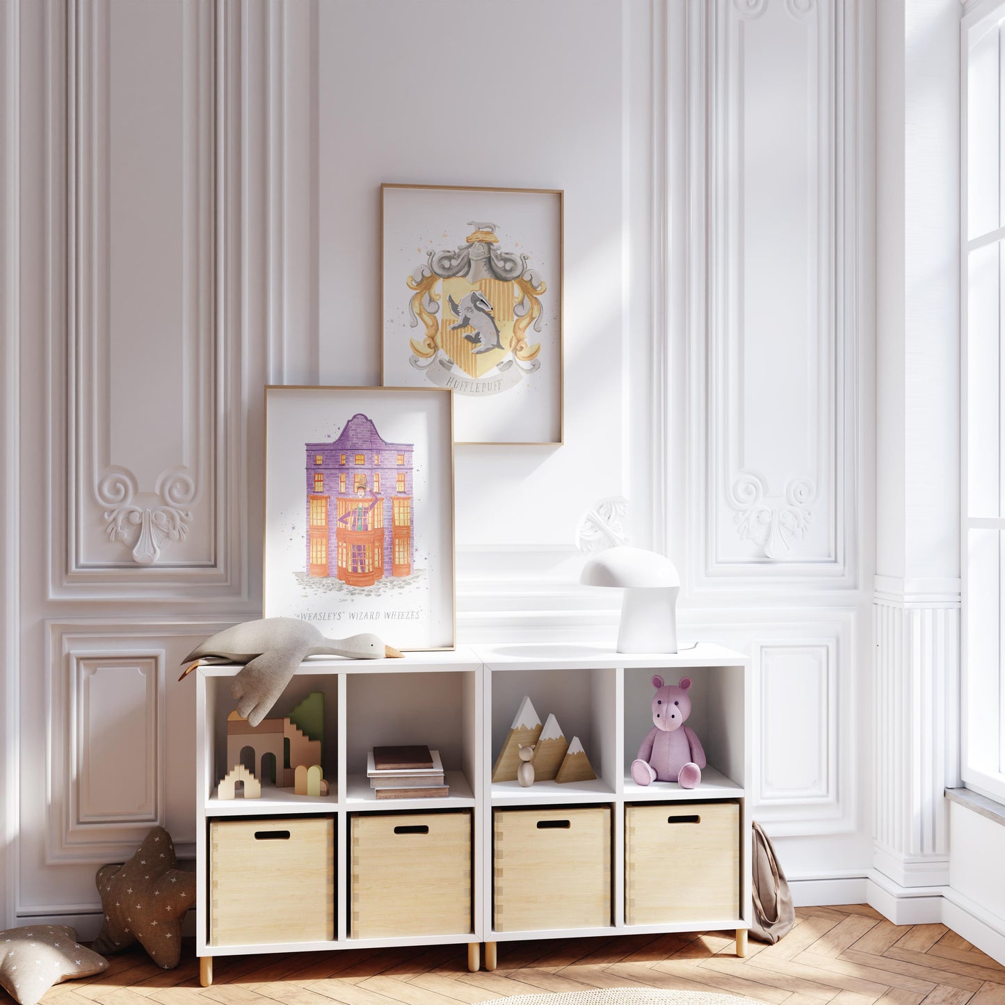 Badger House Crest Watercolor Print