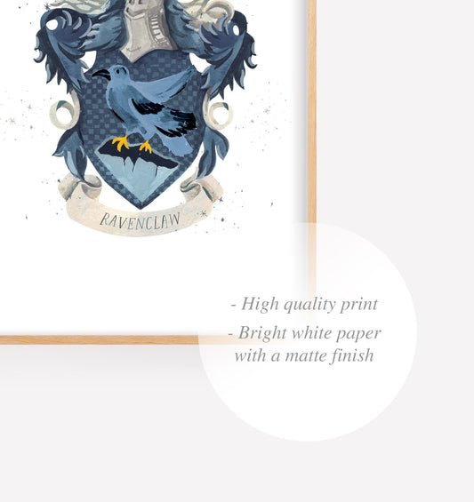 Raven House Crest Print