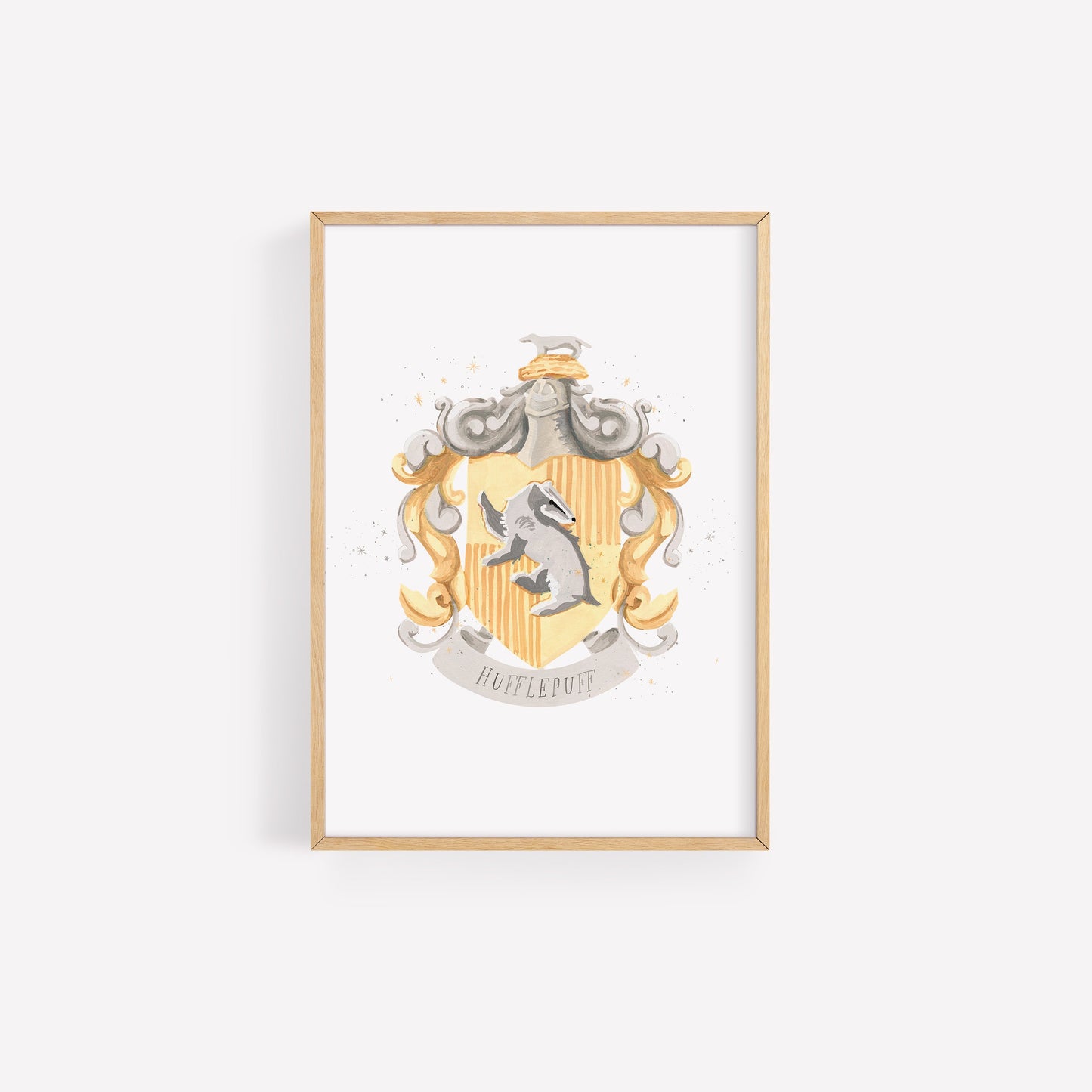 Wizarding Houses Watercolor Print Set