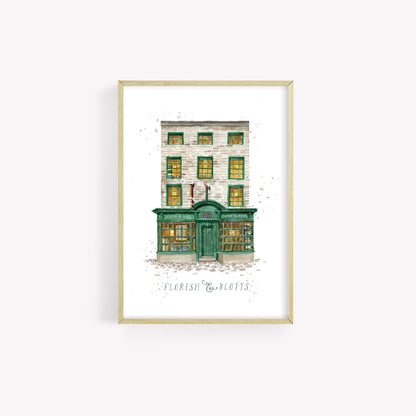 Wizarding World Bookstore Print
