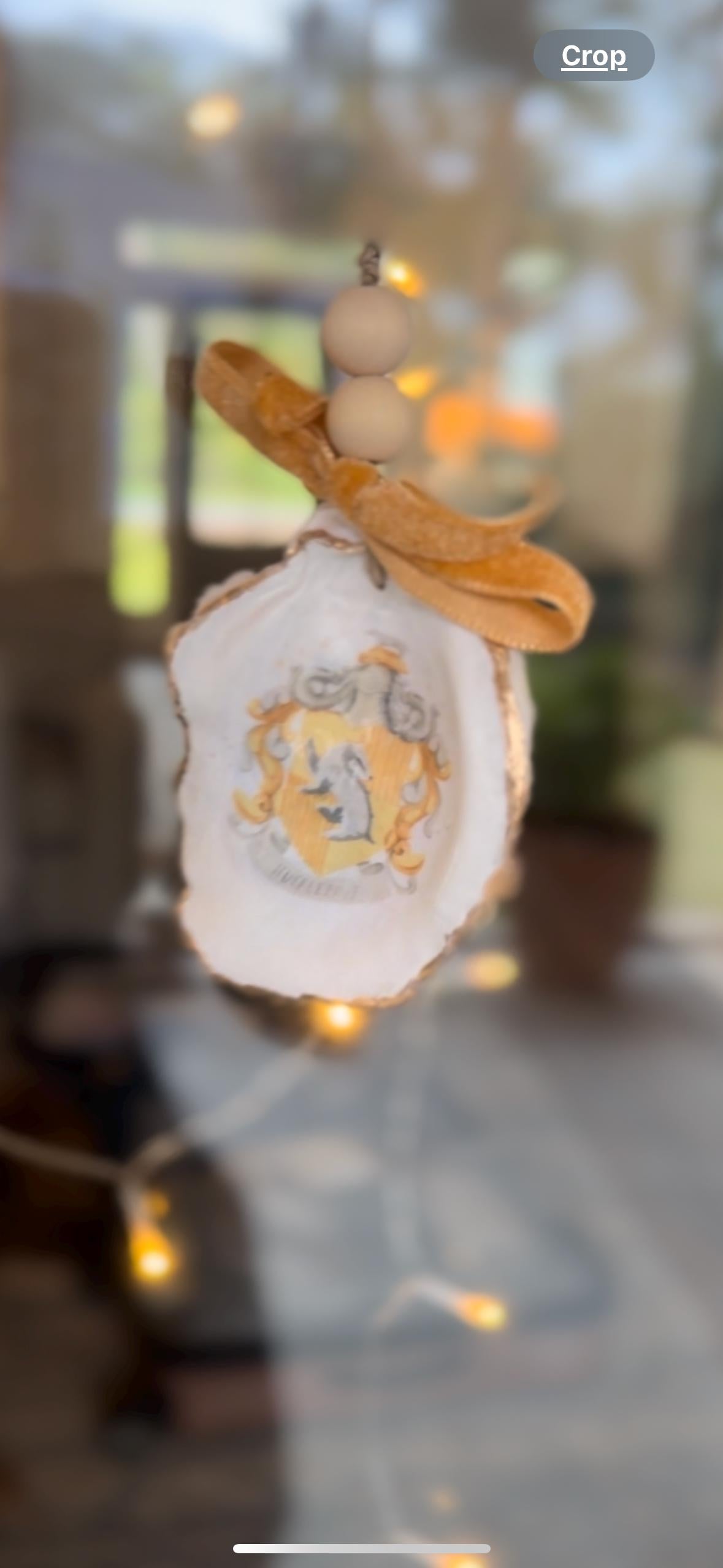 House Crest Oyster Ornaments Set