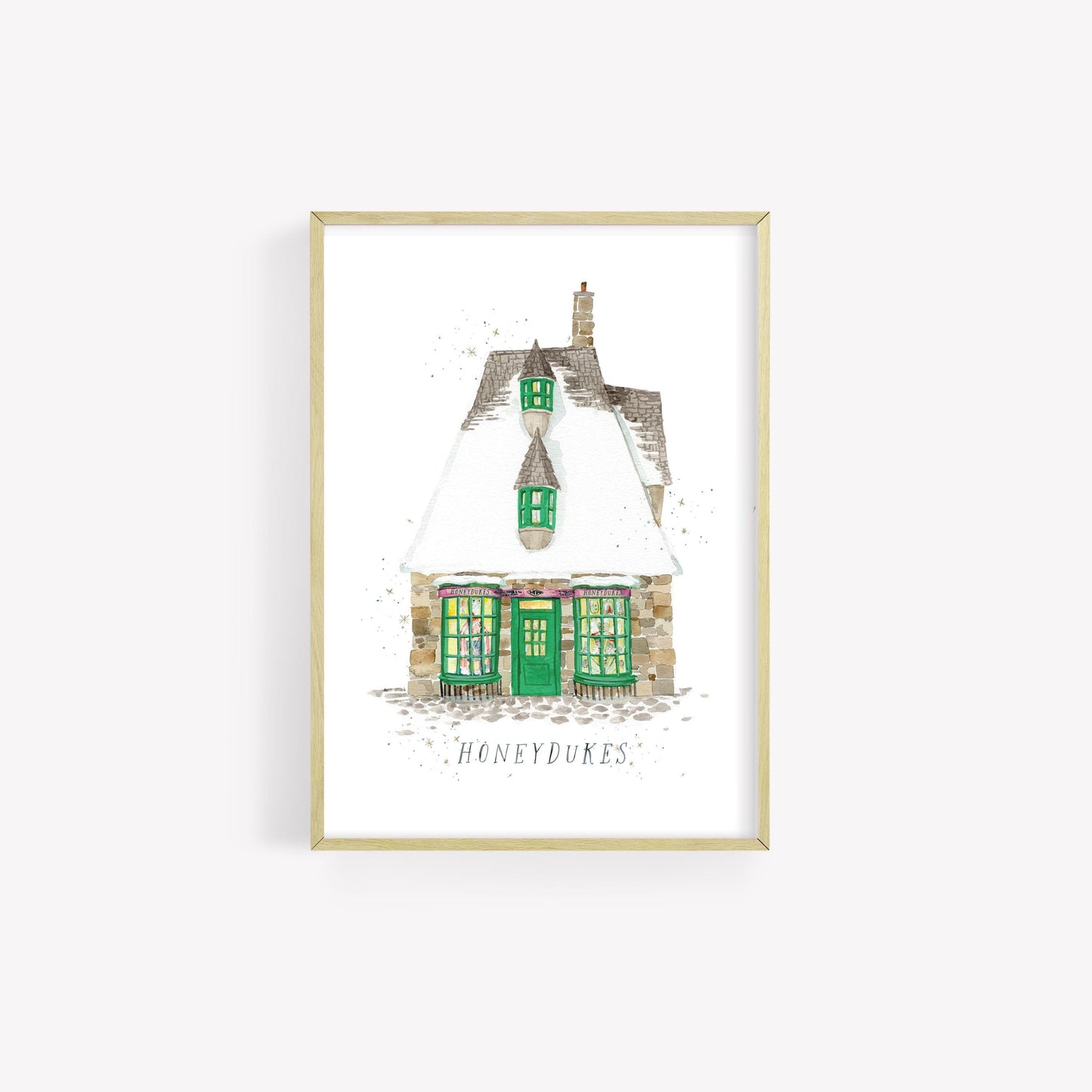 Wizarding Sweet Shop Watercolor Print