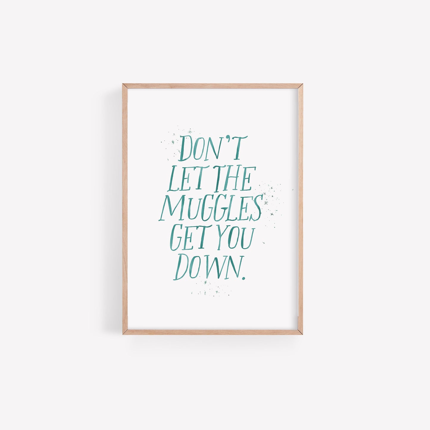 Wizarding World Muggles Print