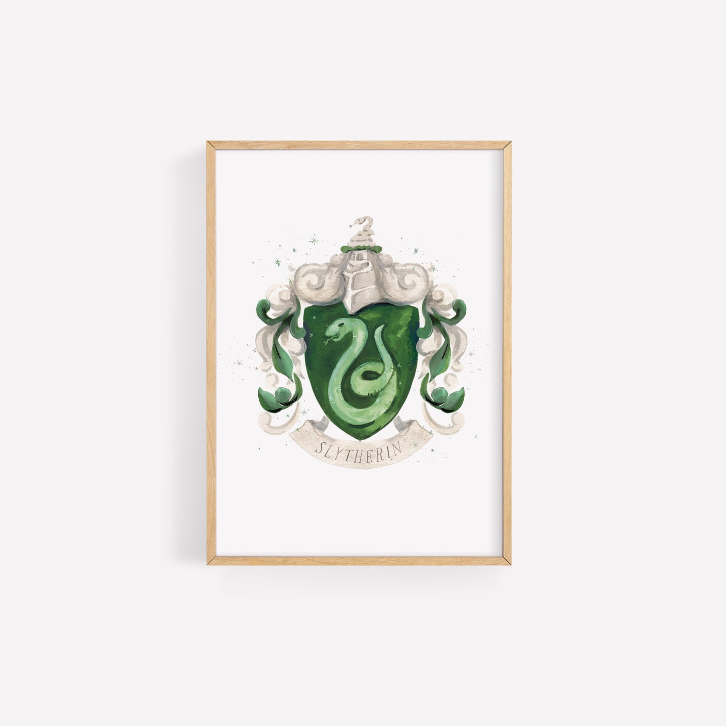 Wizarding Houses Watercolor Print Set