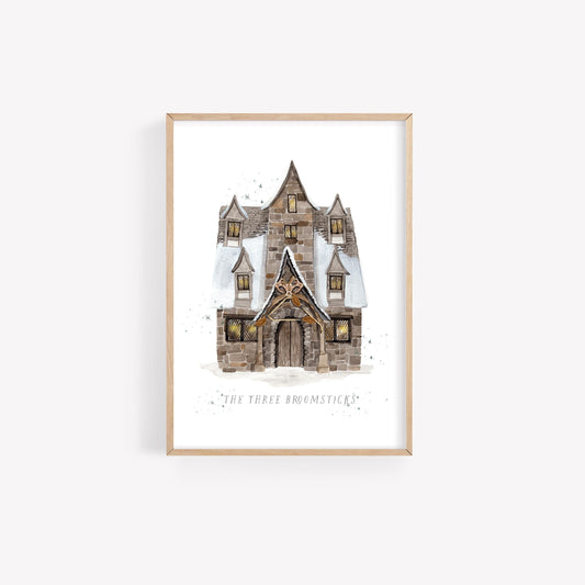 Wizarding Pub Watercolor Print