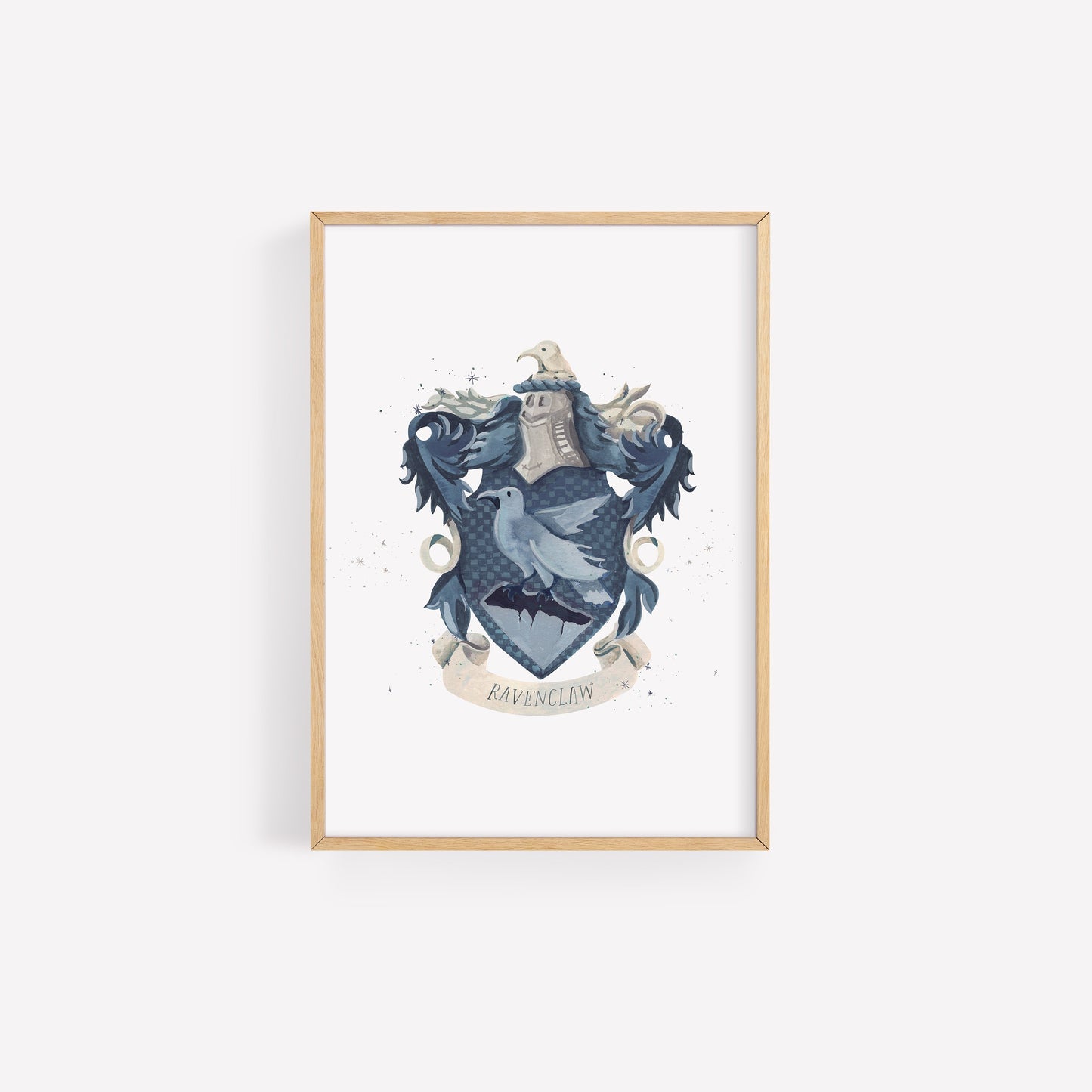Wizarding Houses Watercolor Print Set